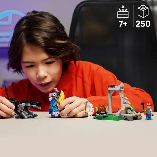 LEGO® Fortnite® Peely & Sparkplug’s Camp Video Game Building Set 77075